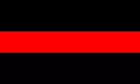 Thin Red Line 3/4 Inch (0.75) Thick Decal / Sticker 03