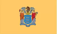 New Jersey State Flag Decal / Sticker 01