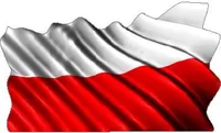 Polish Flag Waving Decal / Sticker