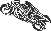 Tribal Sportbike Decal / Sticker