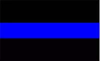 Thin Blue Line Decal / Sticker 09