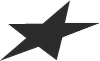 Star Decal / Sticker 06