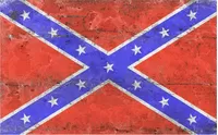 Rusted Rebel / Confederate Flag Decal / Sticker 13