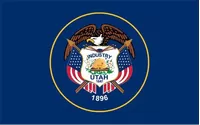 Utah State Flag Decal / Sticker 01