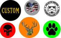 Custom Center Cap Decals / Stickers 01 Set of 5 Decals