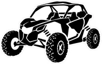 Can-Am X3 Outline Decal / Sticker 05