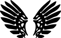 Wings Decal / Sticker 04