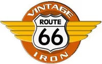 Route 66 Vintage Iron Decal / Sticker