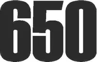 650 Decal / Sticker