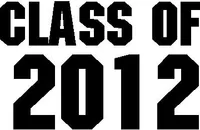 Class Of 2012 Decal / Sticker