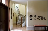 STICK FIGURE WALL DECALS and STICK FIGURE WALL STICKERS