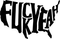 Fuck Yeah USA America Decal / Sticker 01