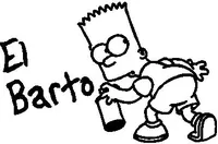 El Barto Decal / Sticker