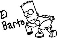 El Barto Decal / Sticker