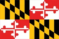 Maryland State Flag Decal / Sticker 04
