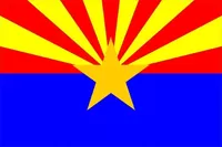 Arizona Flag Decal / Sticker 02