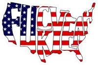 Fuck Yeah USA America Decal / Sticker 02