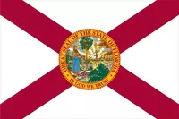 Florida State Flag Decal / Sticker 02