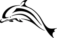 Dolphin Decal / Sticker 05