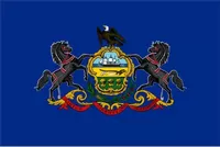 Pennsylvania State Flag Decal / Sticker 01