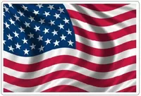 Full Color American Flag Decal / Sticker