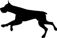 Great Dane Decal / Sticker 03