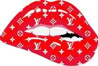 Louis Vuitton Red Lips Decal / Sticker 30