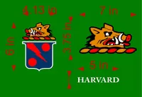 Top Gun Harvard Helmet Decal / Sticker Set 01