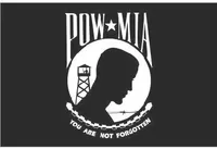 Pow-Mia Flag Decal / Sticker 03