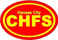 Kansas City Chiefs Oval Decal / Sticker