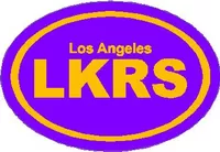 LA Lakers Oval Decal / Sticker