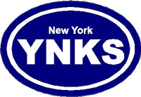 New York Yankees Oval Decal / Sticker