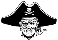 Pirates Mascot Decal / Sticker 2