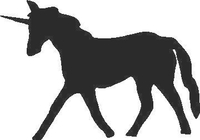 Unicorn Decal / Sticker 03