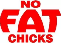 No Fat Chicks Decal / Sticker