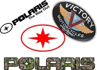 Custom POLARIS Decals and POLARIS Stickers. Any Size & Color