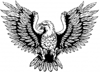 CUSTOM EAGLES MASCOT DECALS AND EAGLES MASCOT STICKERS