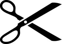 Scissors Decal / Sticker 02
