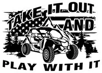 Take It Out and Play With It X3 Decal / Sticker 04