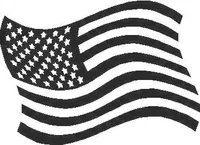 American Flag 01 Decal / Sticker