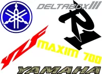 Custom YAMAHA Decals and YAMAHA Stickers. Any Size & Color