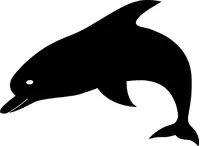 Dolphin Decal / Sticker 06