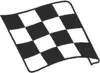 Checkered Flag Decal / Sticker 16