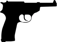 Walther P38 Gun Decal / Sticker