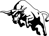 Bull Decal / Sticker 05