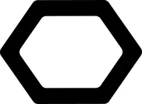 Hexagon Decal / Sticker 04