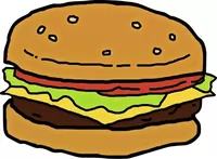 Bob's Burgers Burger Decal / Sticker 14