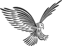 Eagle Decal / Sticker 05