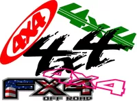 Custom 4x4 / OFF-ROAD Decals and Stickers. Any Size & Color
