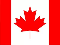 Canada Flag Decal / Sticker 04
